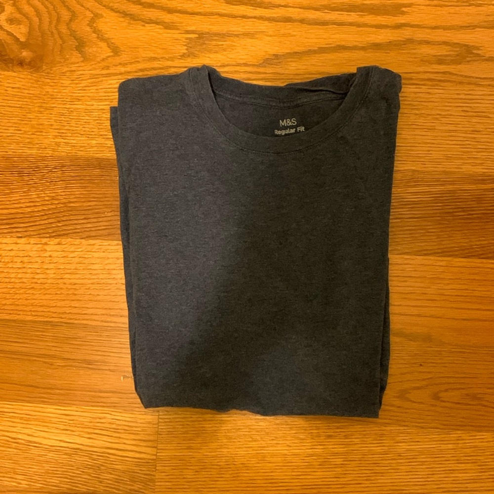 M&S blue shirt